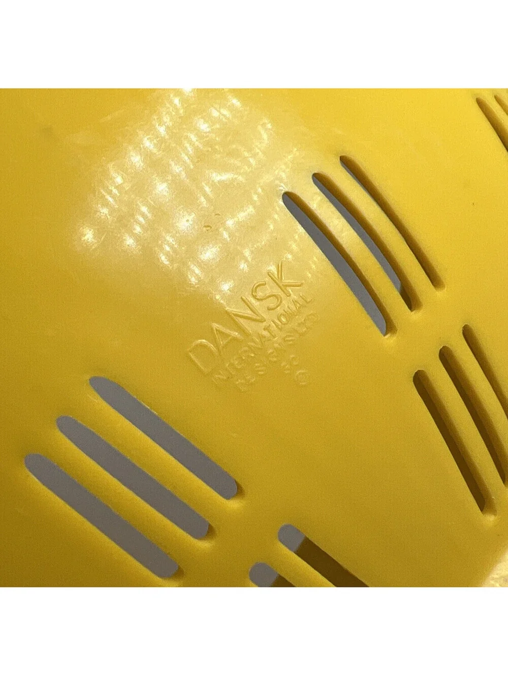 Vintage Dansk MCM Large Red Melamine Colander Strainer Salad Berry Photo Prop